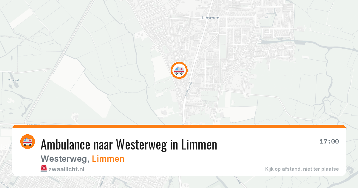 Ambulance naar Westerweg in Limmen — 4 jul 2026