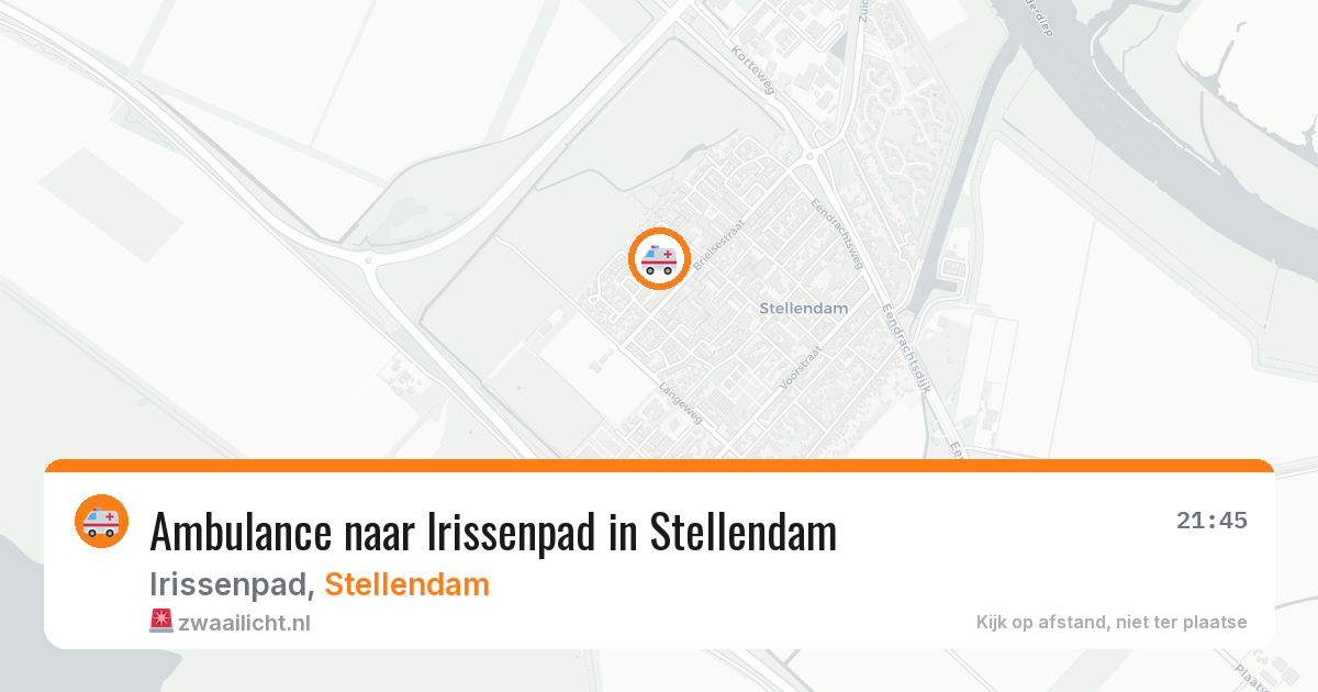 Ambulance naar Irissenpad in Stellendam — 21 jun 2026