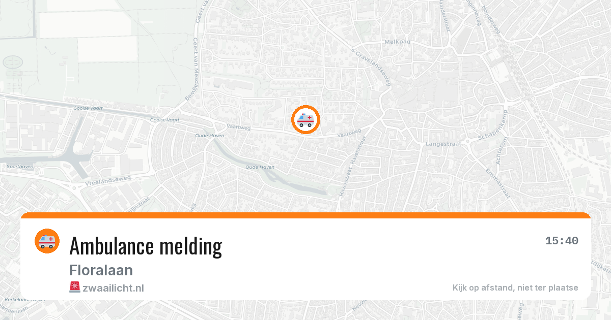 Ambulance melding — 7 feb 2026