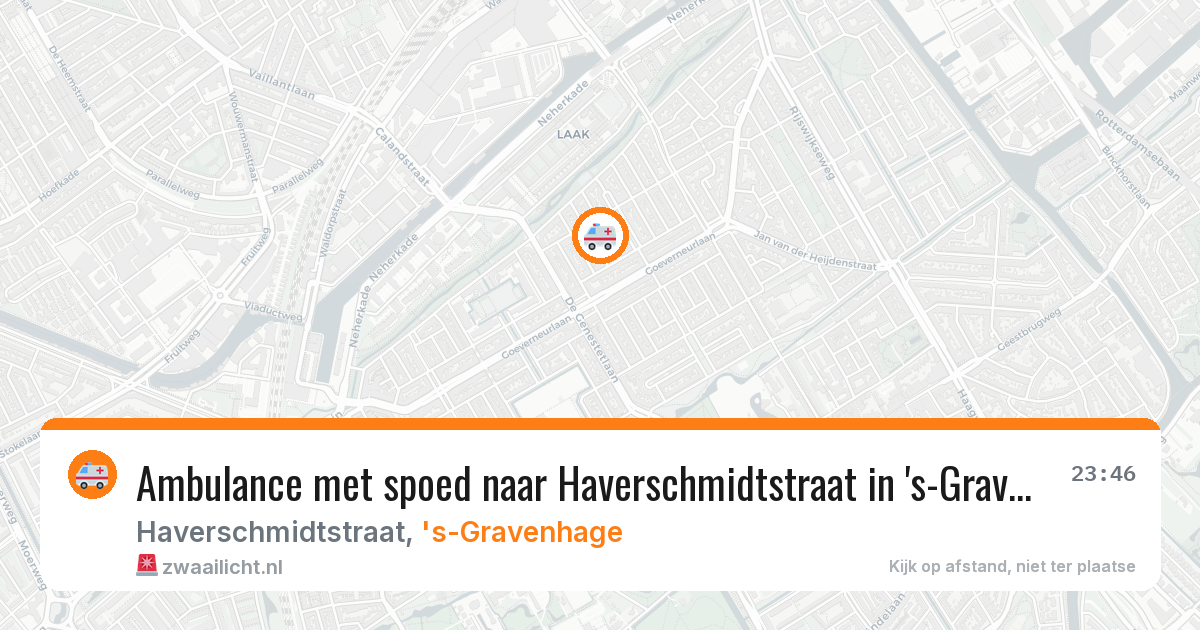 Ambulance met spoed naar Haverschmidtstraat in 's-Gravenhage — 14 mei 2026