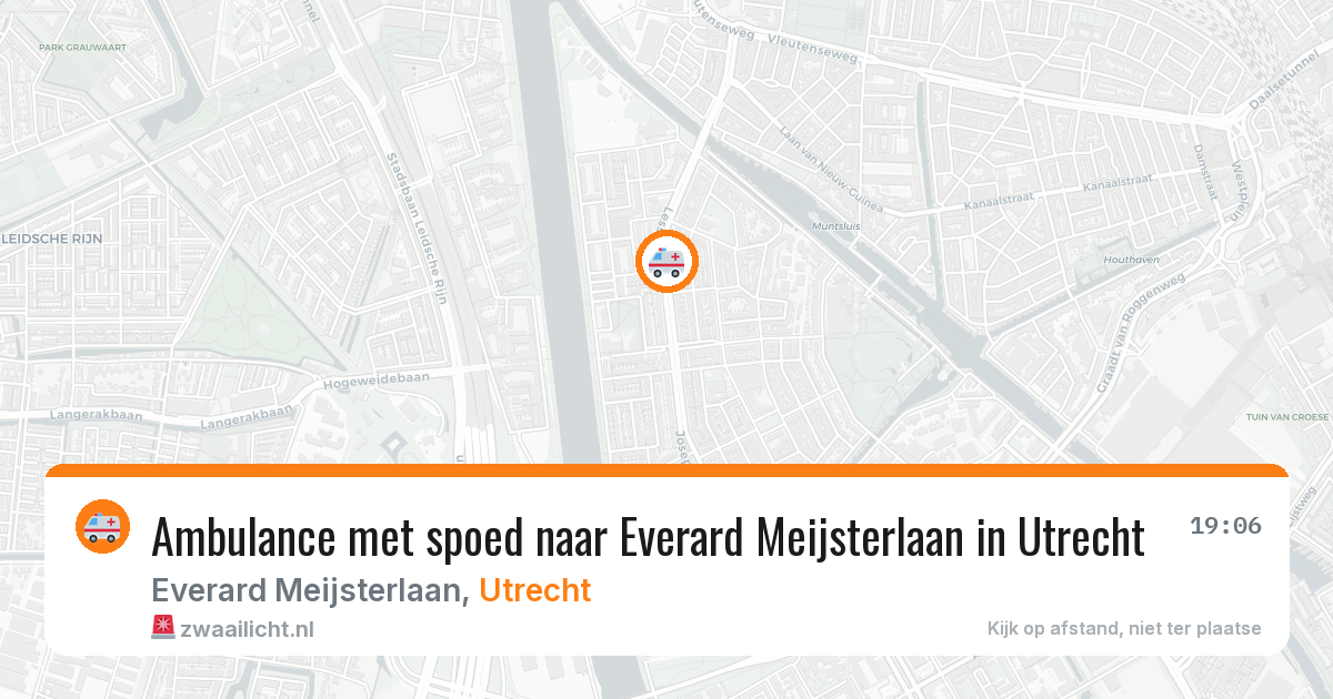 Ambulance met spoed naar Everard Meijsterlaan in Utrecht — 24 jul 2026