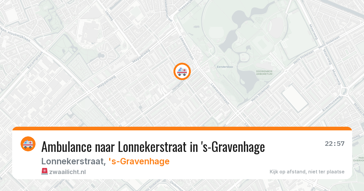 Ambulance naar Lonnekerstraat in 's-Gravenhage — 26 jul 2026