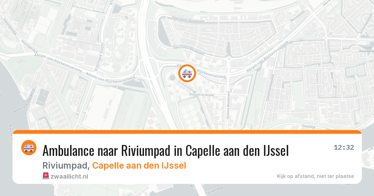 Ambulance naar Riviumpad in Capelle aan den IJssel — 8 jun 2026