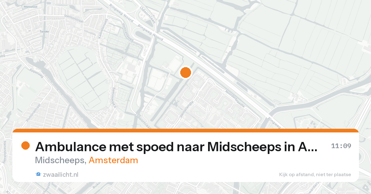 Ambulance met spoed naar Midscheeps in Amsterdam — 31 jan 2026