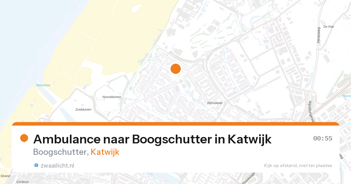 Ambulance naar Boogschutter in Katwijk — 6 apr 2026