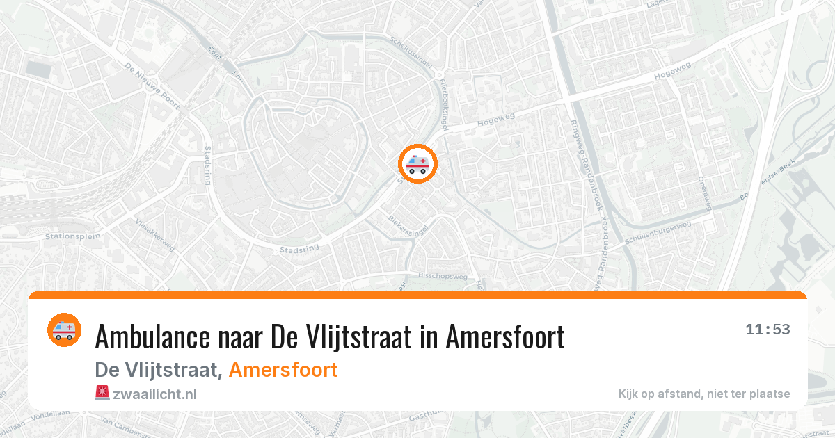 Ambulance naar De Vlijtstraat in Amersfoort — 8 mrt 2026