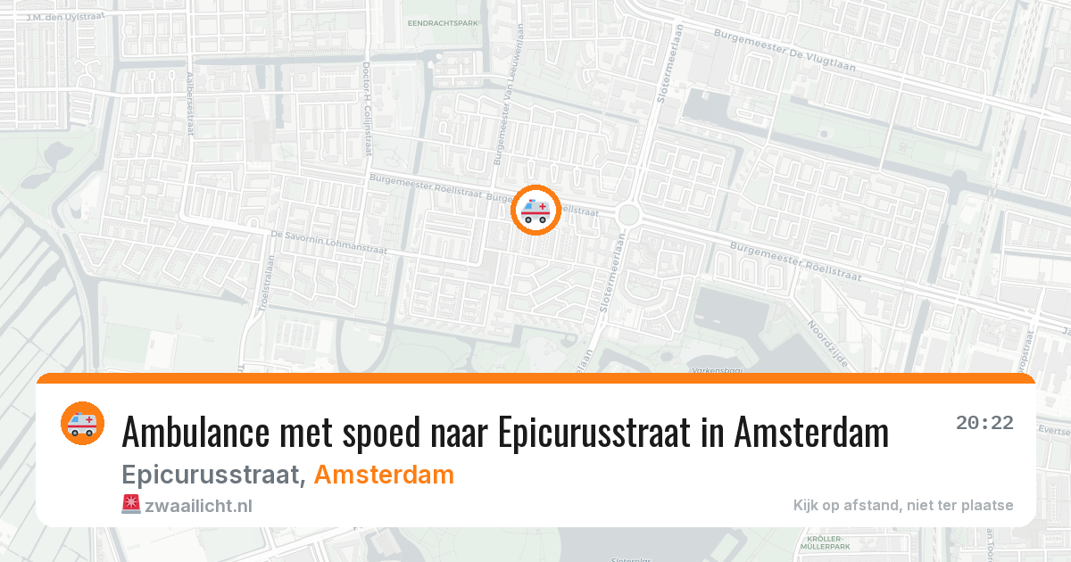 Ambulance met spoed naar Epicurusstraat in Amsterdam — 13 jun 2026