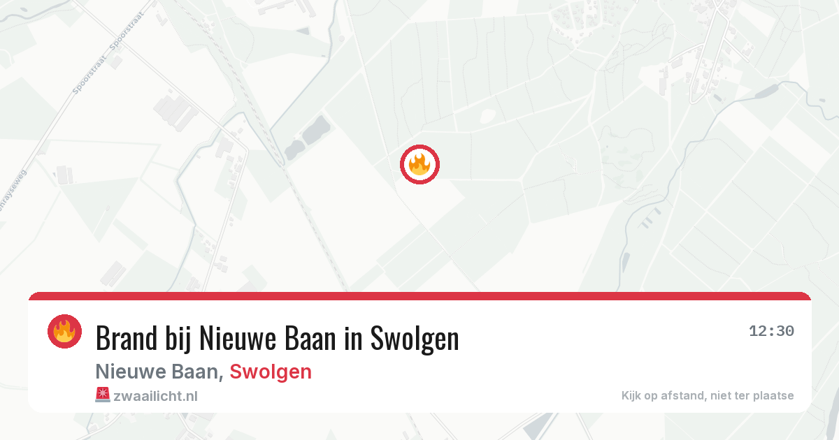 Brand bij Nieuwe Baan in Swolgen — 5 jul 2026