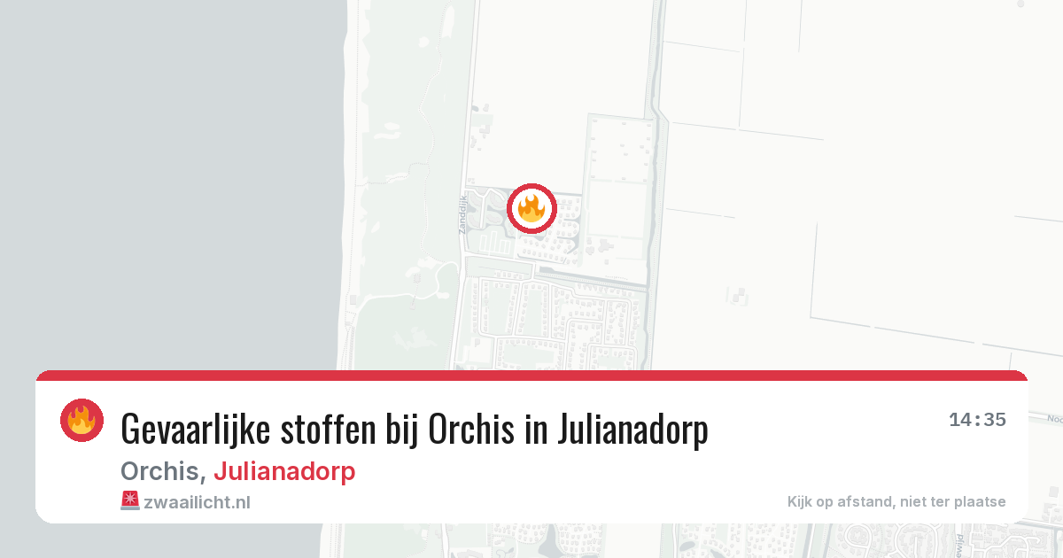 Gevaarlijke stoffen bij Orchis in Julianadorp — 4 jun 2026