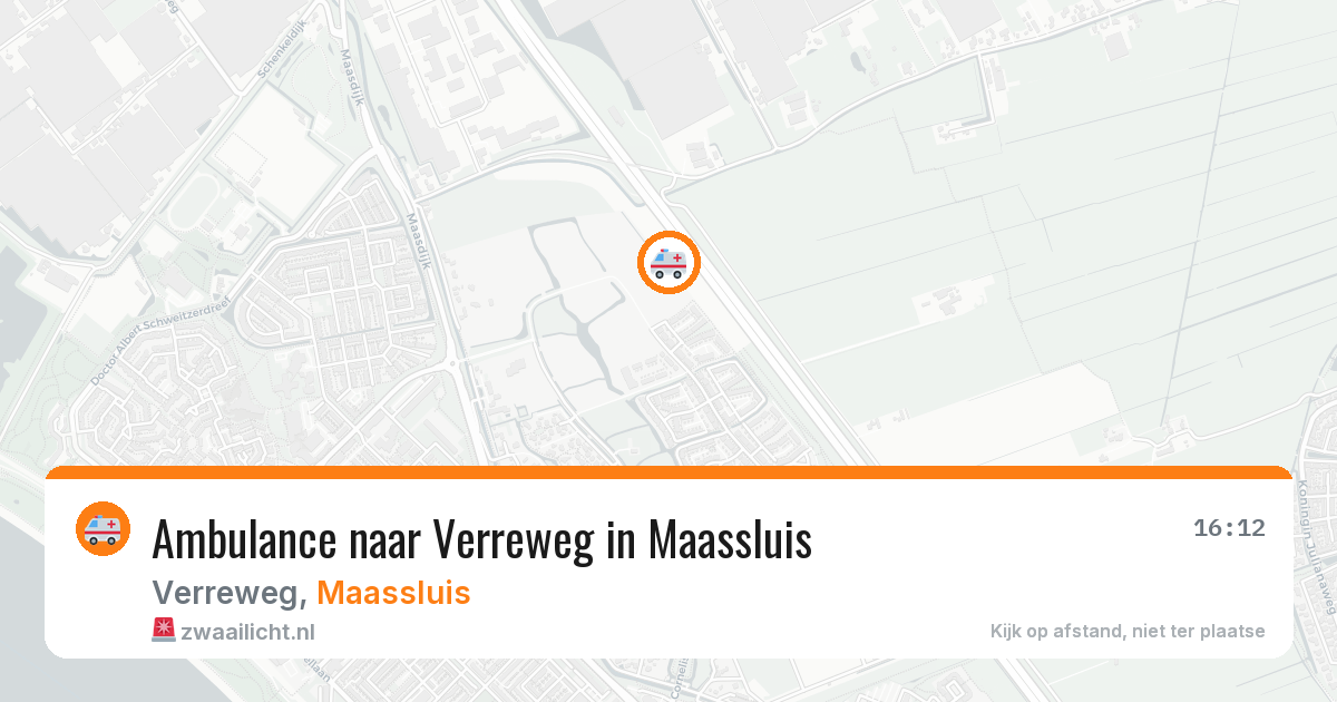 Ambulance naar Verreweg in Maassluis — 14 jun 2026