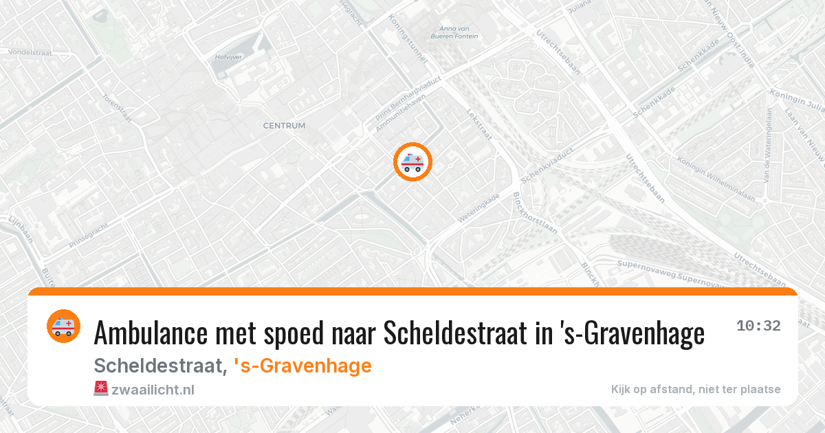 Ambulance met spoed naar Scheldestraat in 's-Gravenhage — 5 feb 2026