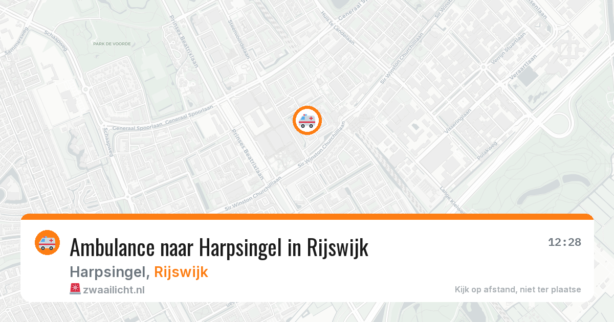 Ambulance naar Harpsingel in Rijswijk — 6 mrt 2026