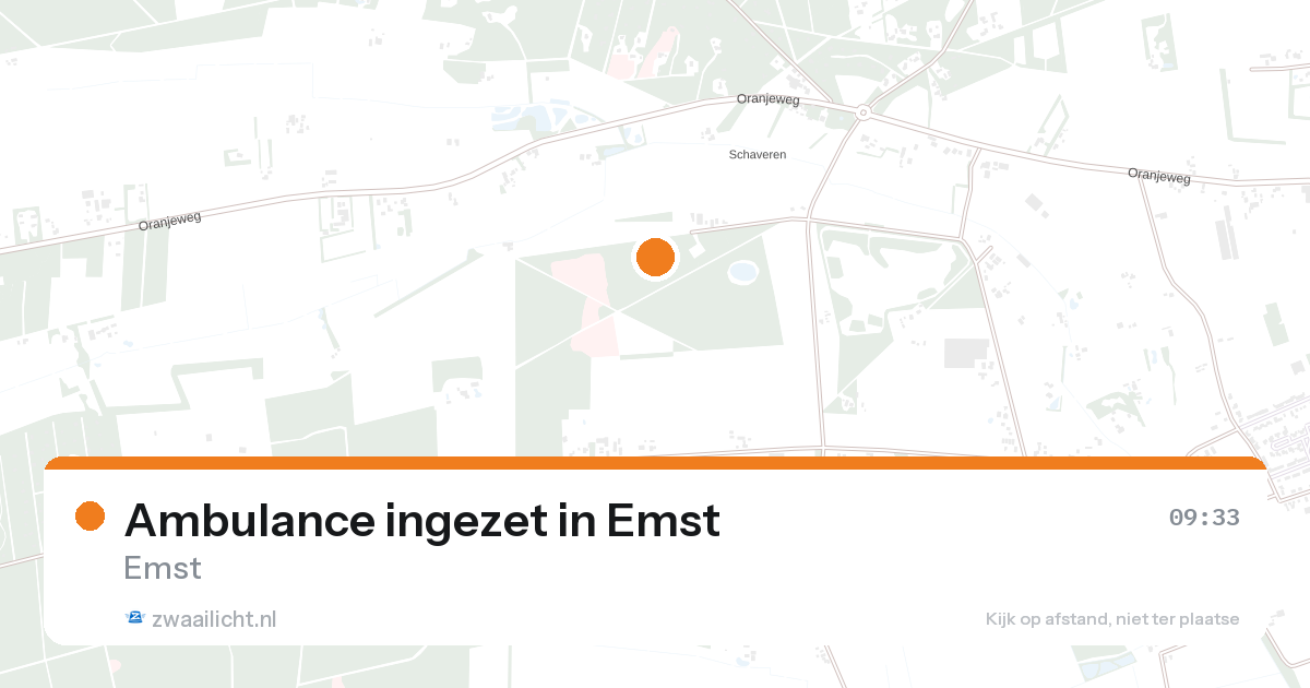 Ambulance ingezet in Emst — 24 aug 2026