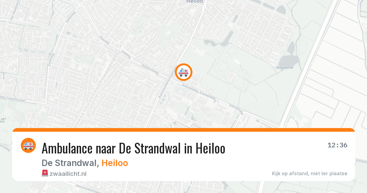 Ambulance naar De Strandwal in Heiloo — 31 jul 2026