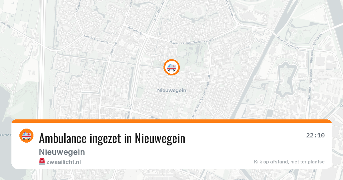 Ambulance ingezet in Nieuwegein — 31 mei 2026