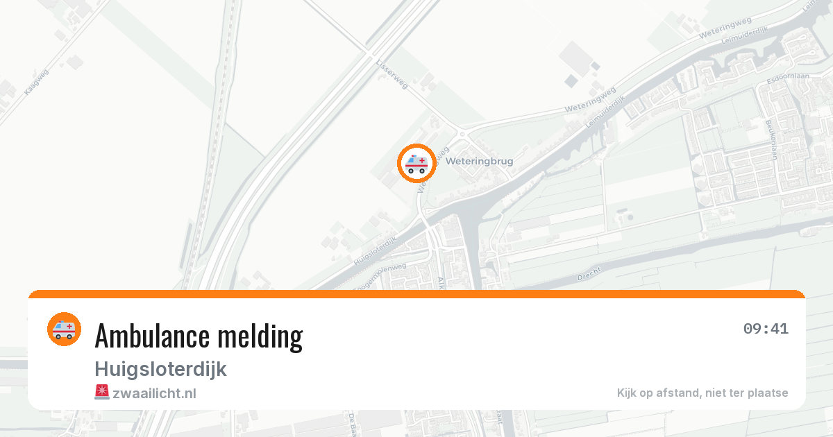 Ambulance melding — 25 jul 2026