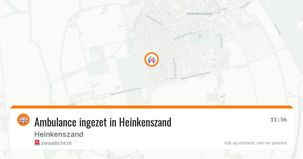 Ambulance ingezet in Heinkenszand — 13 aug 2026