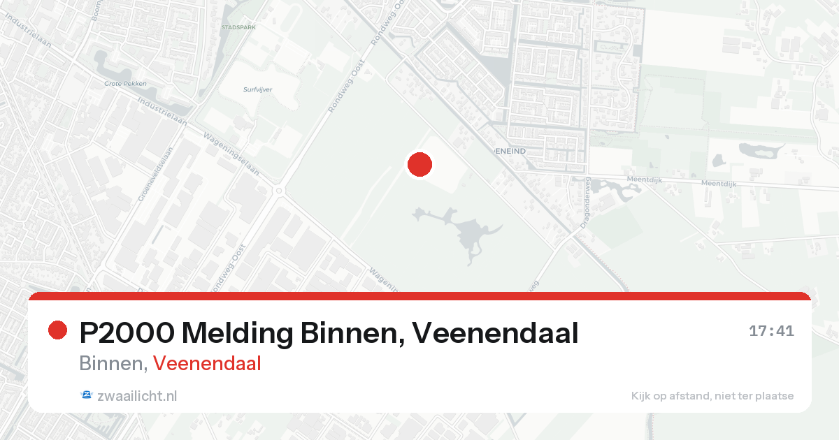 P2000 Melding Binnen, Veenendaal — 30 jan 2026