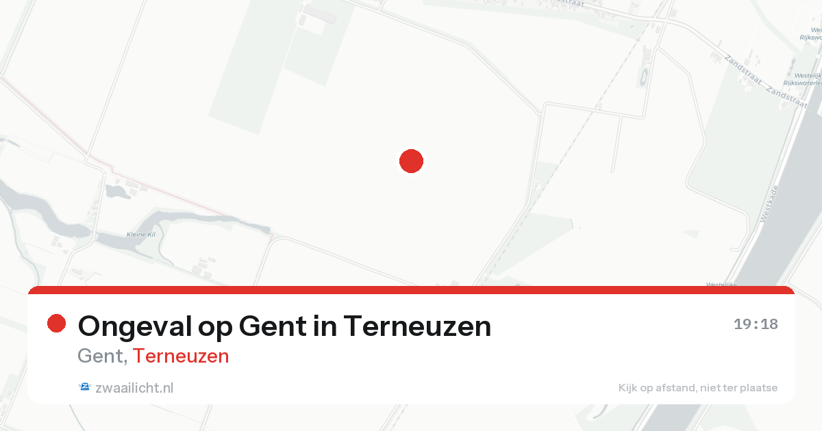 Ongeval op Gent in Terneuzen — 20 aug 2026