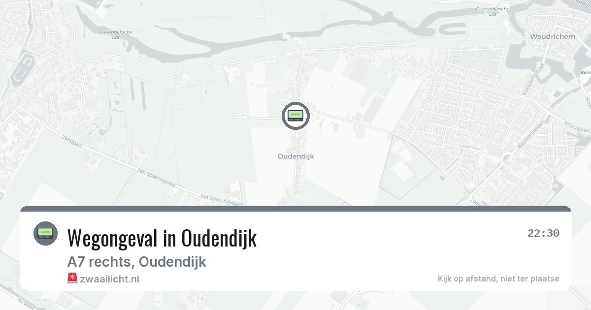 Wegongeval in Oudendijk — 3 feb 2026