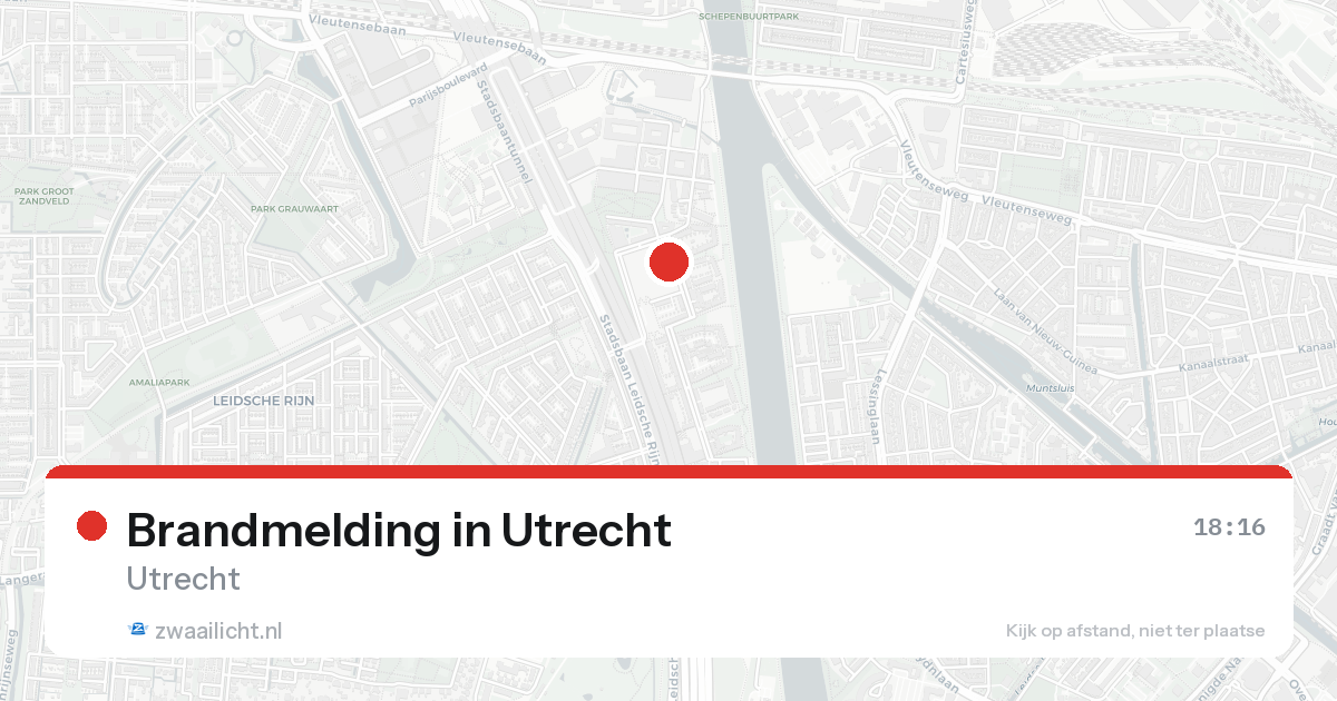 Brandmelding in Utrecht — 25 aug 2026