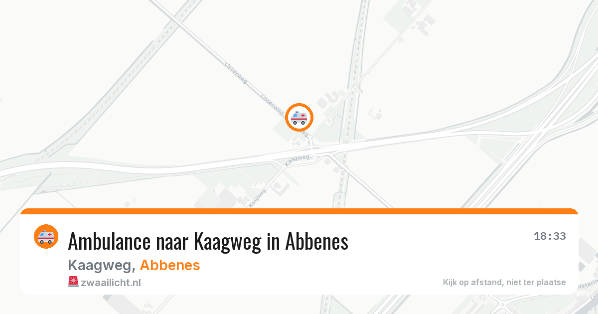 Ambulance naar Kaagweg in Abbenes — 20 jul 2026