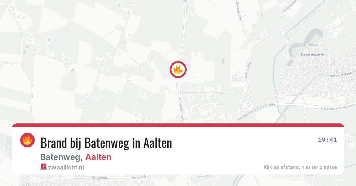 Brand bij Batenweg in Aalten — 29 mei 2026