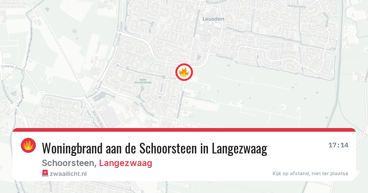 Woningbrand aan de Schoorsteen in Langezwaag — 27 jan 2026