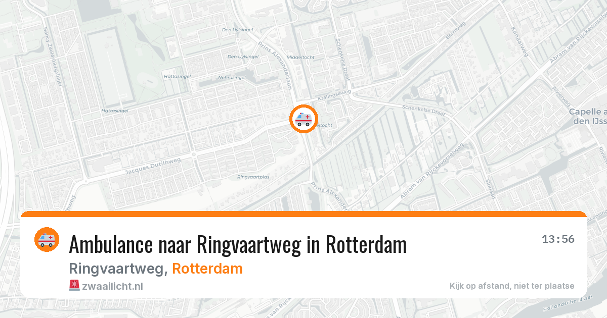 Ambulance naar Ringvaartweg in Rotterdam — 27 jun 2026