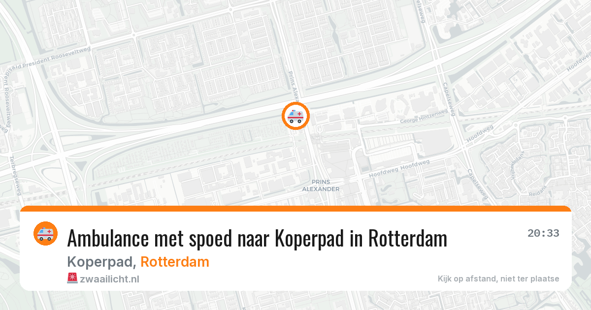 Ambulance met spoed naar Koperpad in Rotterdam — 2 jul 2026