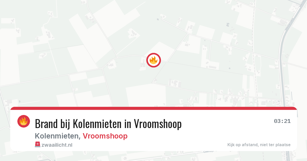 Brand bij Kolenmieten in Vroomshoop — 18 jun 2026