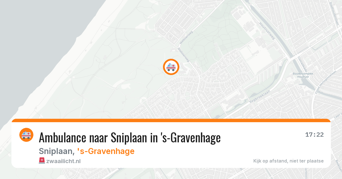 Ambulance naar Sniplaan in 's-Gravenhage — 30 jun 2026