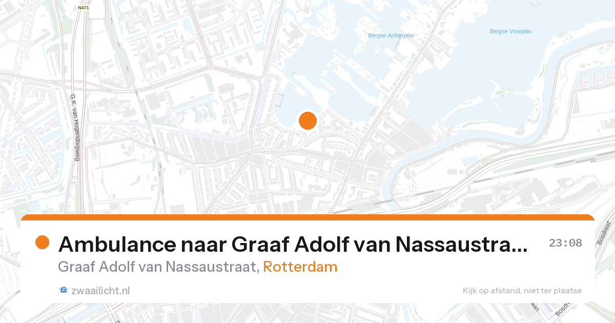 Ambulance naar Graaf Adolf van Nassaustraat in Rotterdam — 26 aug 2026