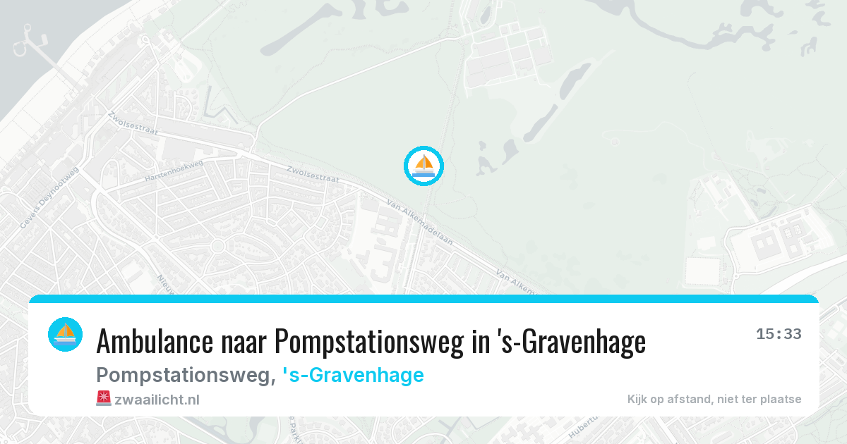 Ambulance naar Pompstationsweg in 's-Gravenhage — 5 aug 2026