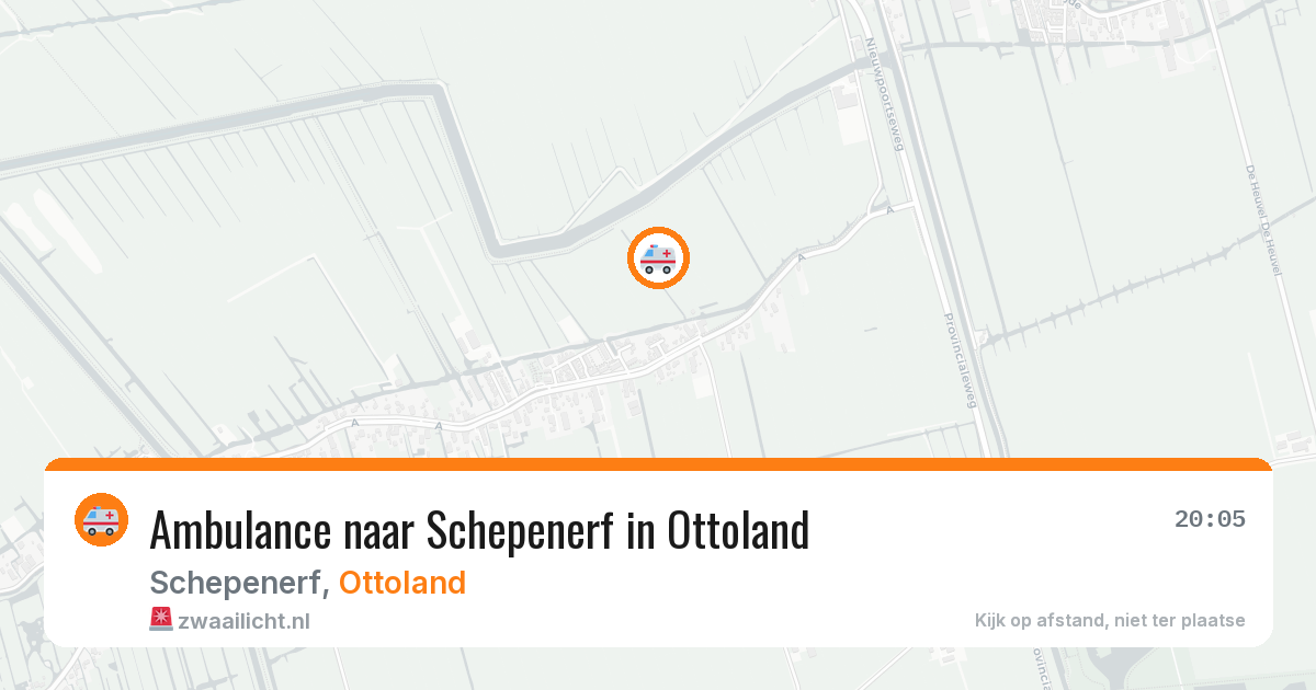 Ambulance naar Schepenerf in Ottoland — 23 apr 2026