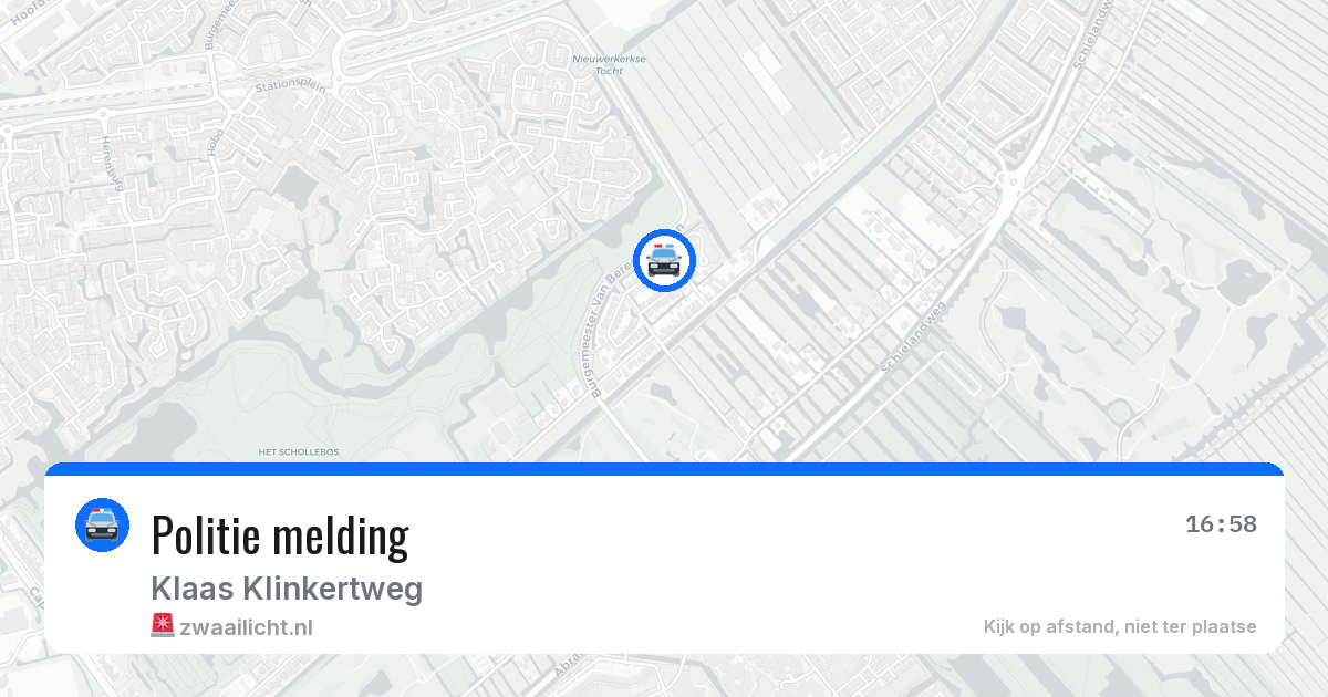 Politie melding — 25 jun 2026