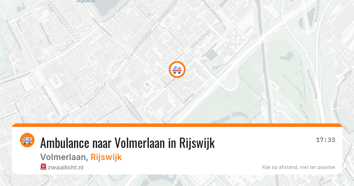 Ambulance naar Volmerlaan in Rijswijk — 29 jan 2026
