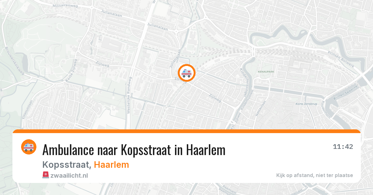 Ambulance naar Kopsstraat in Haarlem — 27 mei 2026