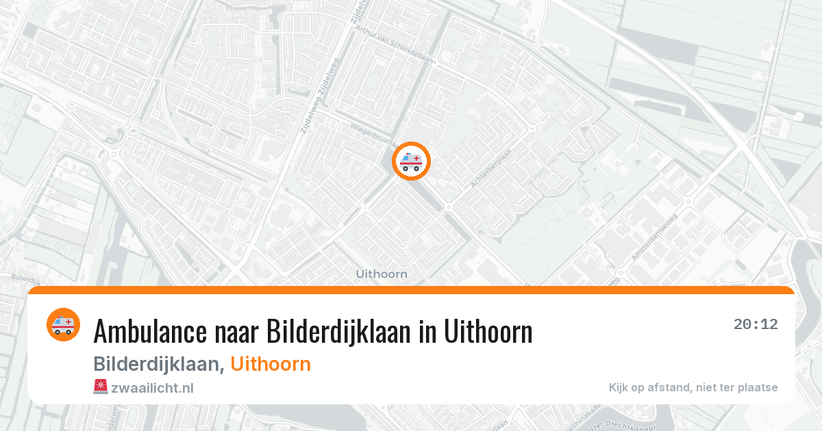 Ambulance naar Bilderdijklaan in Uithoorn — 8 feb 2026