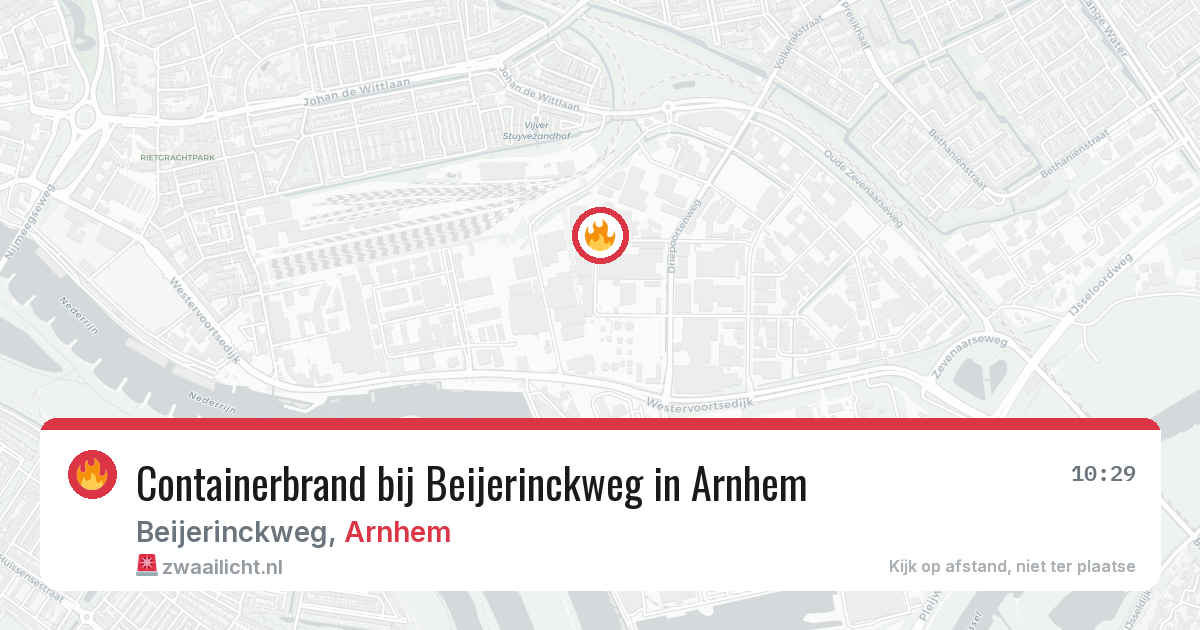 Containerbrand bij Beijerinckweg in Arnhem — 11 jun 2026