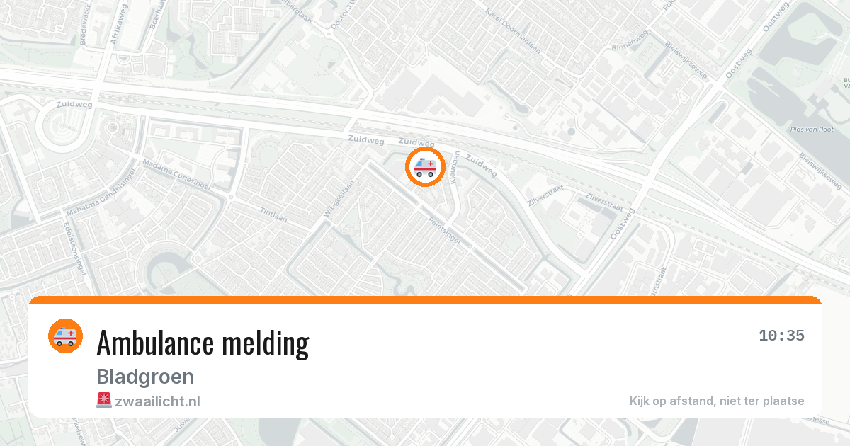 Ambulance melding — 8 feb 2026