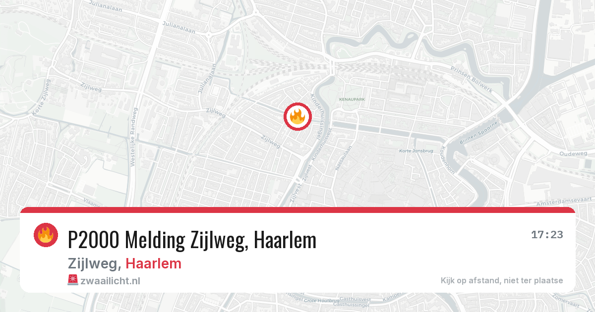 P2000 Melding Zijlweg, Haarlem — 16 mrt 2026