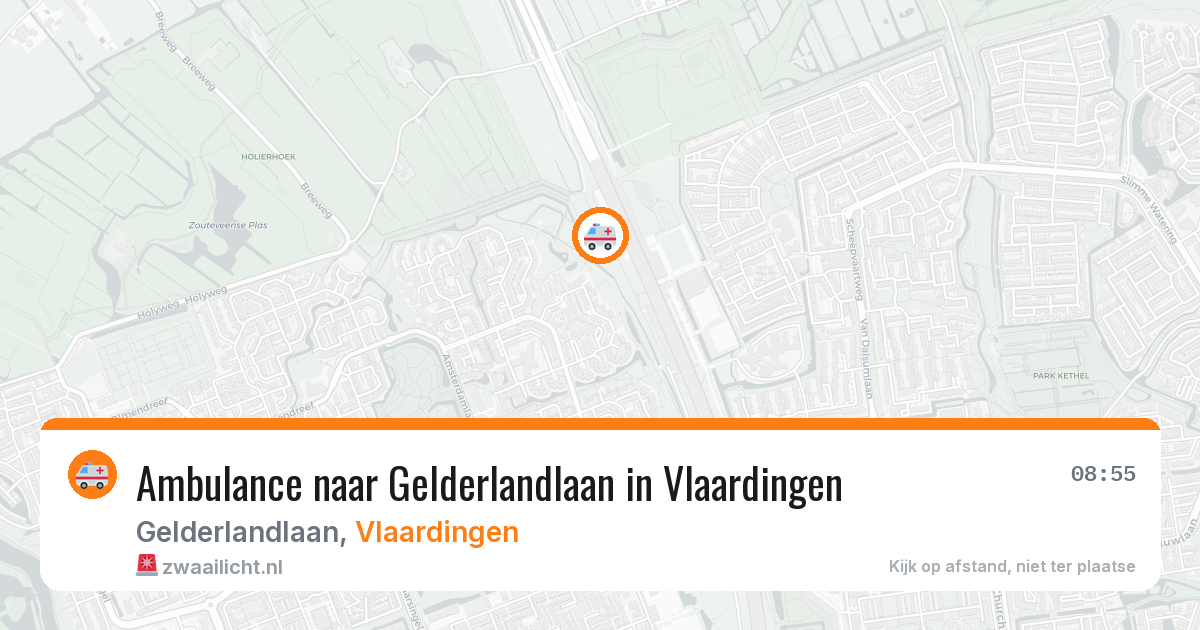 Ambulance naar Gelderlandlaan in Vlaardingen — 6 jul 2026