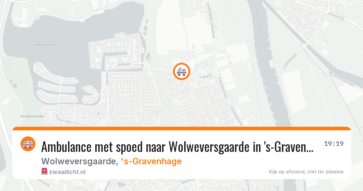 Ambulance met spoed naar Wolweversgaarde in 's-Gravenhage — 4 mrt 2026