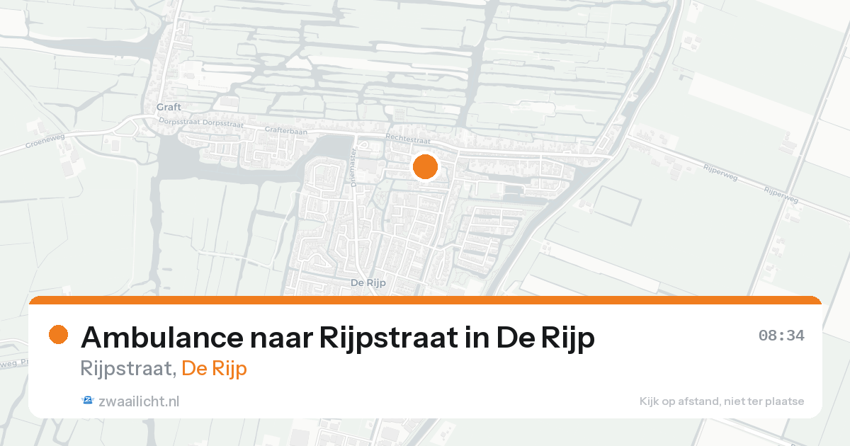Ambulance naar Rijpstraat in De Rijp — 6 jun 2026