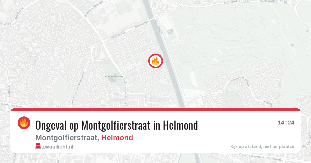 Ongeval op Montgolfierstraat in Helmond — 20 mrt 2026
