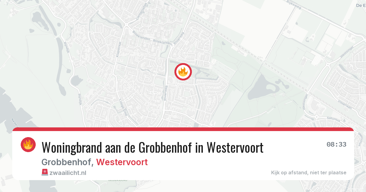 Woningbrand aan de Grobbenhof in Westervoort — 10 feb 2026