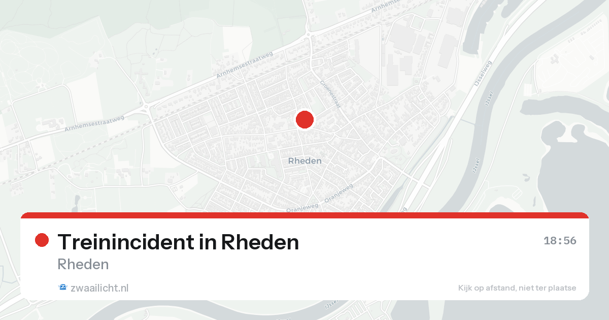 Treinincident in Rheden — 31 jan 2026