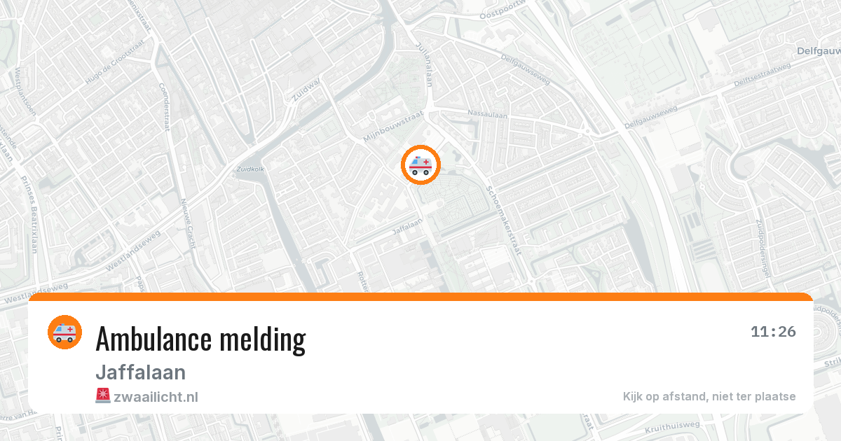 Ambulance melding — 30 jun 2026