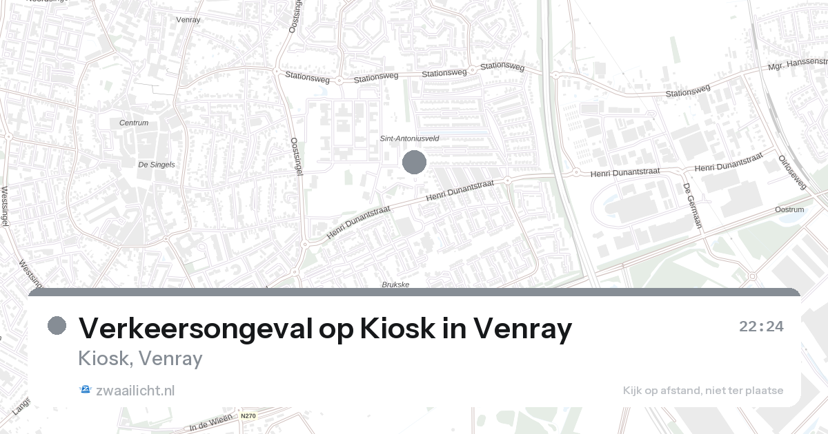 Verkeersongeval op Kiosk in Venray — 31 jan 2026